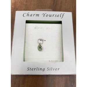 Sterling Silver Initial K Charm Pendant Dainty Minimalist Soft Girl Dainty Gift